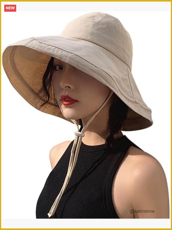Wide Brim Bucket Hat with Semi-Rigid Adjustable Foldable Brim UPF50+ main image 5